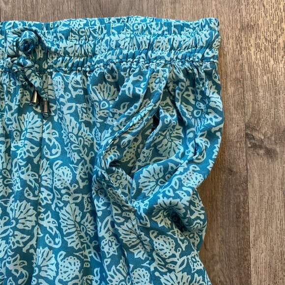Serra Blue Drawstring Relaxed Lounge Pants Size Medium - Picture 4 of 7
